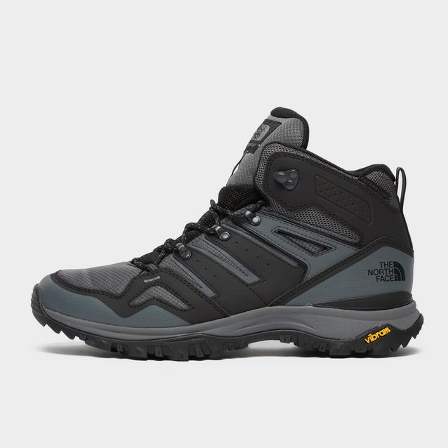 Black north shop face walking boots