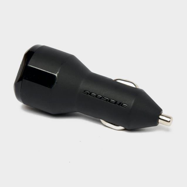 Black Scosche 30W Combo Car Charger image 1