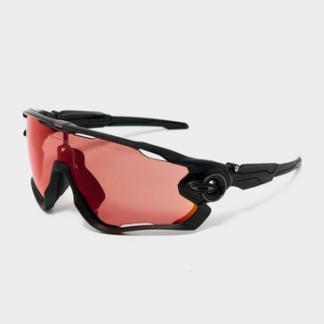 Black Oakley Jawbreaker Carbon Prizm Trail Torch Sunglasses