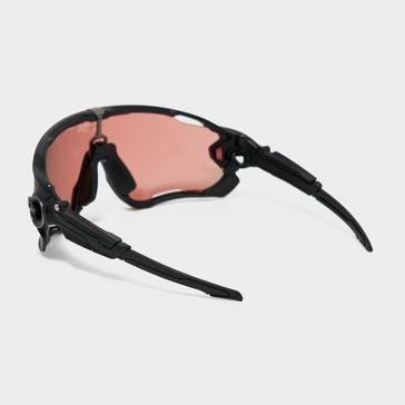 Black Oakley Jawbreaker Carbon Prizm Trail Torch Sunglasses