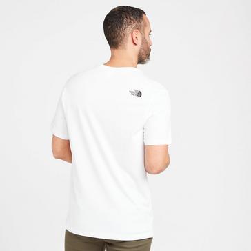 WHITE The North Face Men's Half Dome Short-sleeve Tee