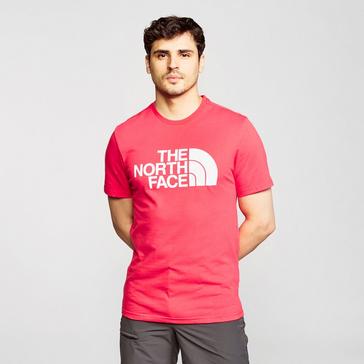 Red The North Face Men's Half Dome Short-sleeve Tee