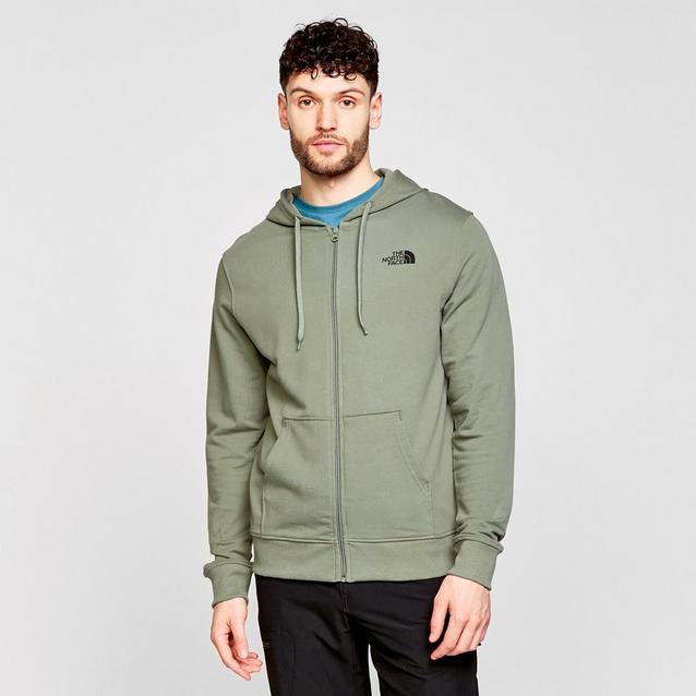 Mens north face zip on sale hoodie