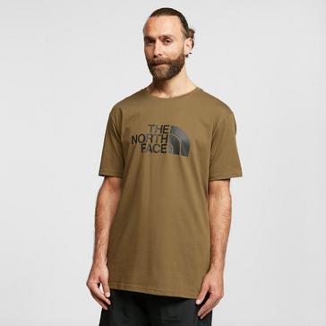 Khaki The North Face Men's Easy Short-sleeve T-shirt