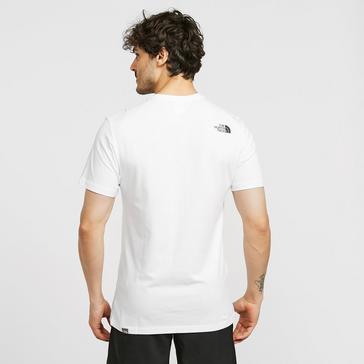 White The North Face Men’s Woodcut Dome Tee