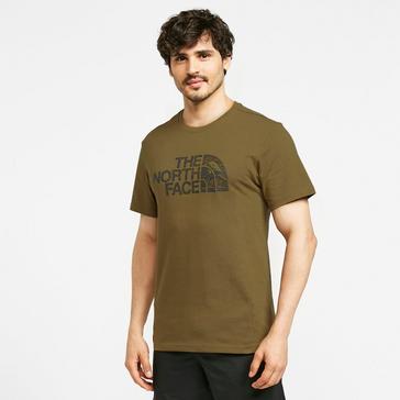 Green The North Face Men’s Woodcut Dome T-Shirt