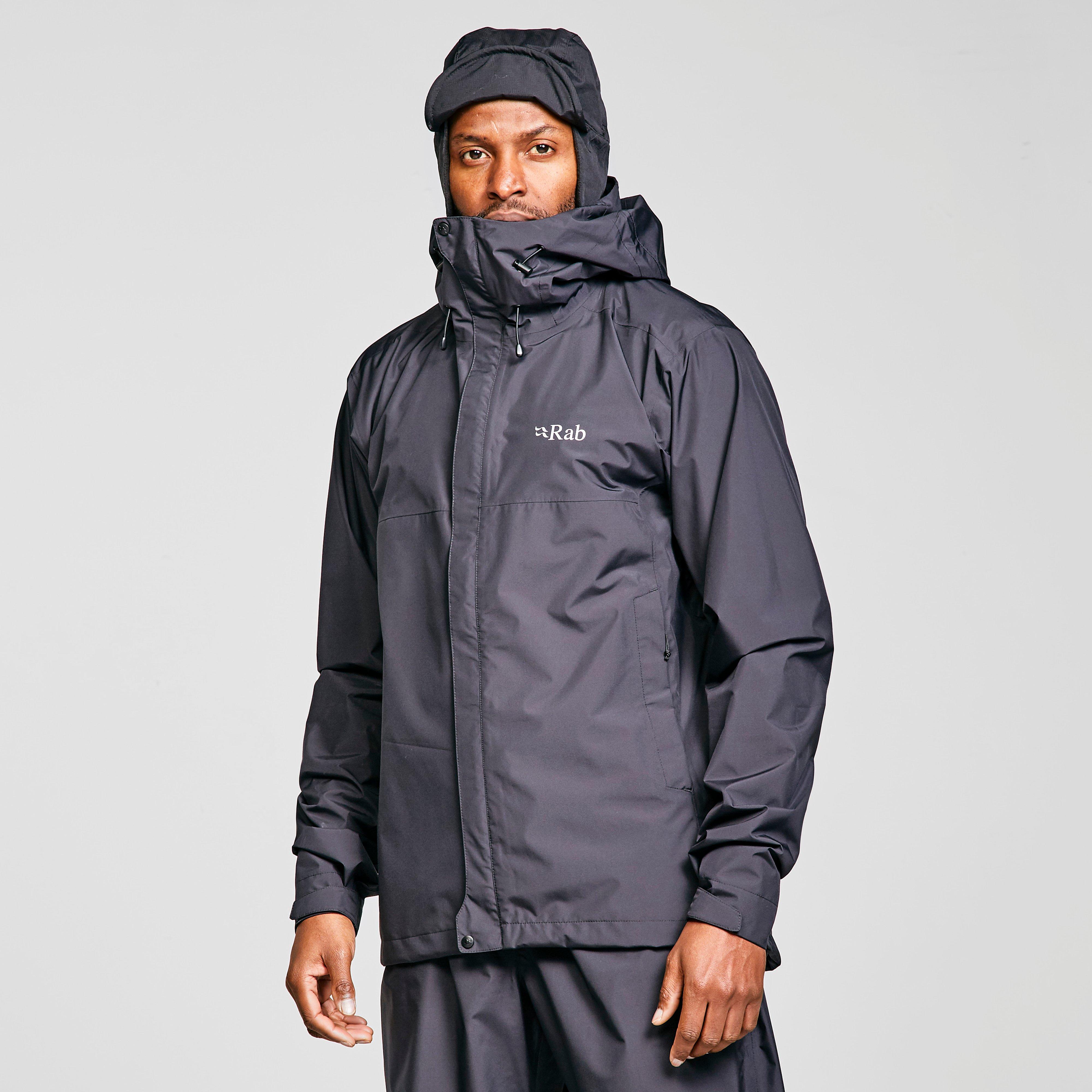 Rab Men’s Downpour ECO Waterproof Jacket | Blacks