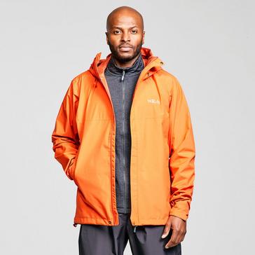 Orange Rab Men's Downpour ECO Waterproof Jacket