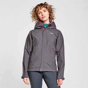 Grey Rab Women’s Downpour ECO Waterproof Jacket