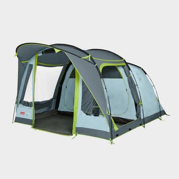 Blue COLEMAN Meadowood 4 Person Tent with Blackout Bedrooms