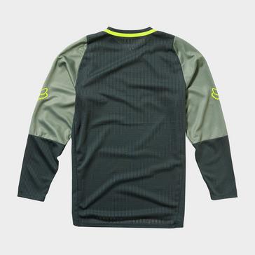 Green Fox Youth Defend Long Sleeve Jersey