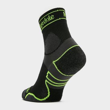 Black Bridgedale Men’s Lightweight Merino Performance ¾ Crew Socks