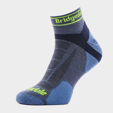 Blue Bridgedale Men’s Ultra Light T2 Merino Sport Low Socks