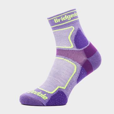 Purple Bridgedale Women’s Ultra Light T2 COOLMAX® Sport Low Socks