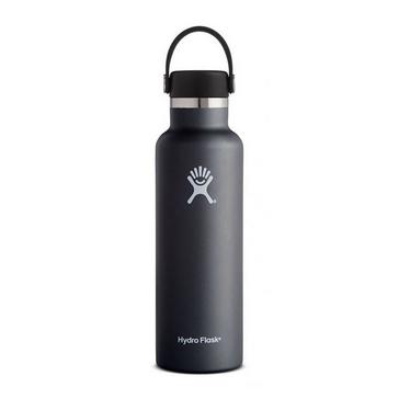 Black Hydro Flask 21oz Standard Mouth Flask