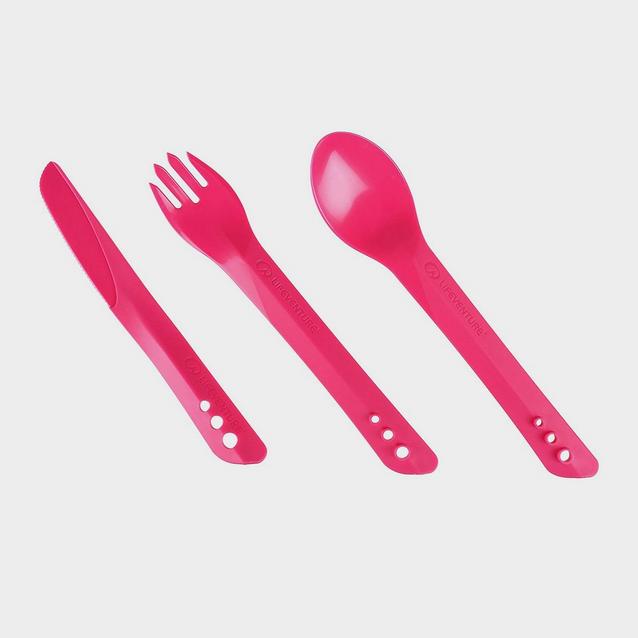 Pink LIFEVENTURE LEllipse Cutlery Set image 1