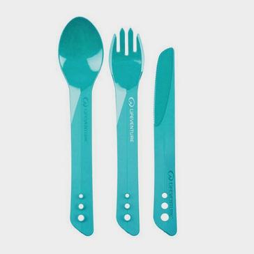 Blue LIFEVENTURE Ellipse Cutlery Set