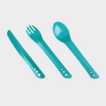 Blue LIFEVENTURE Ellipse Cutlery Set