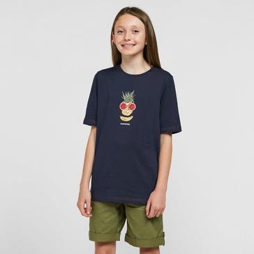 Navy Craghoppers Kids Gibbon Short Sleeved T-Shirt