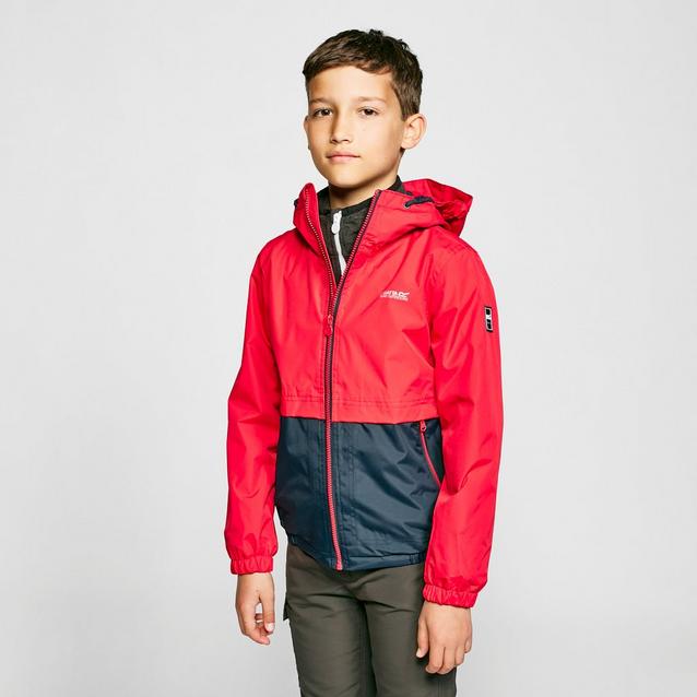 Boys red shop waterproof jacket