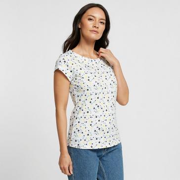 WHITE Peter Storm Women’s Ditsy Print Short Sleeved Tee