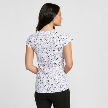 White Peter Storm Women’s Ditsy Print Short Sleeved Tee