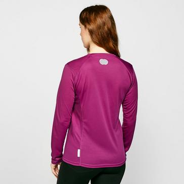 Purple Peter Storm Women's Long Sleeve Thermal Crew Baselayer Top