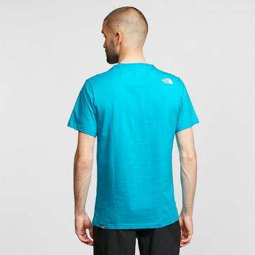 Blue The North Face Men’s Biner 2 Short Sleeve T-Shirt