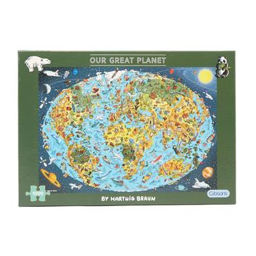 Green Gibsons Our Great Planet 1000 Piece Jigsaw Puzzle