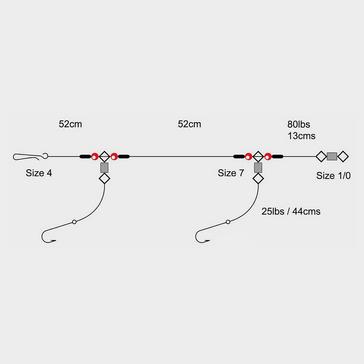Clear TRONIX 2Hook Flapper (Size 3/0)