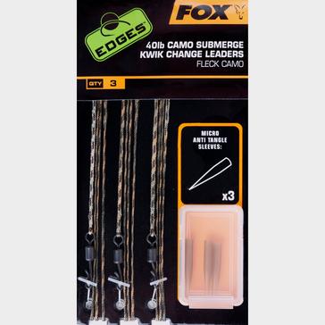 Black FOX INTERNATIONAL Edges Camo Submerge Ldrs Kwik Change 40Lb