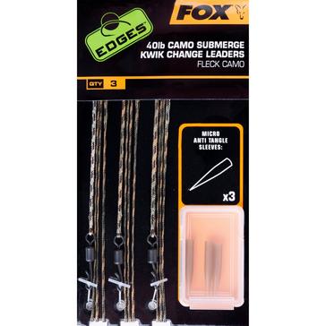 Black FOX INTERNATIONAL Edges Camo Submerge Ldrs Kwik Change 40Lb
