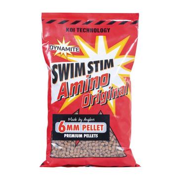 Brown Dynamite Swim Stim Carp Pellets 6mm - Amino Original
