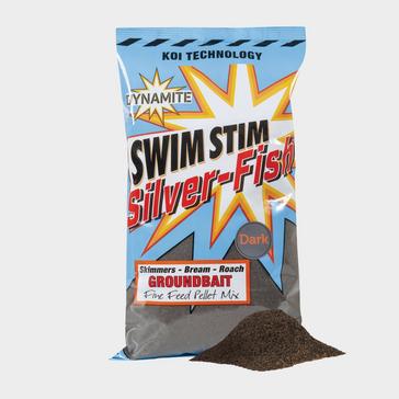 BROWN Dynamite Swim Stim Commercial Silver Fish Dark