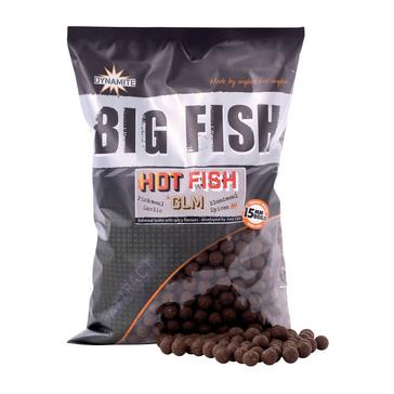 Brown Dynamite Hot Fish & GLM Boilies 15mm 1.8kg