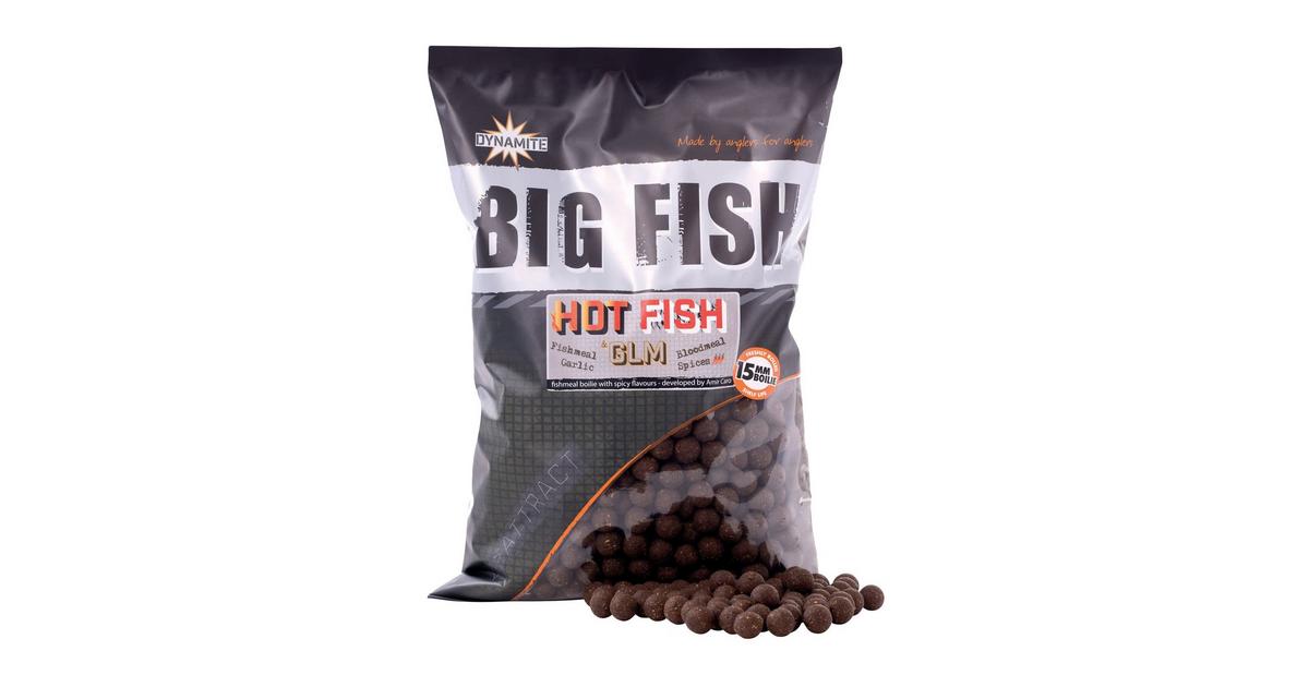 Dynamite Hot Fish & GLM Boilies 15mm 1.8kg