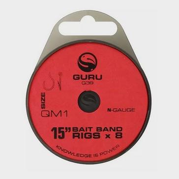 Red GURU QM1 Bait Bands 15 Inch Size 18