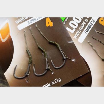 Black Korda Loop Rigs Wide Gape Size 6B 18lb