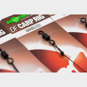 Orange Korda N Trap DF Rig Wide Gape Barbless Size 4