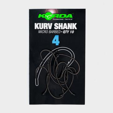 Grey Korda Kurv Shank Barbed Hook Size 4