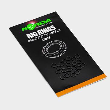 Black Korda Rig Rings Large