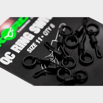 Black Korda Spinner Ring Swivels Size 11