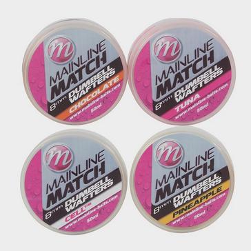 Pink MAINLINE Mainline Match Dumbell Wafters 6mm Orange Chocolate