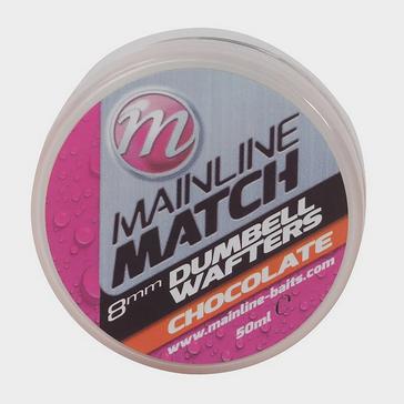 Pink MAINLINE Mainline Match Dumbell Wafters 6mm Orange Chocolate