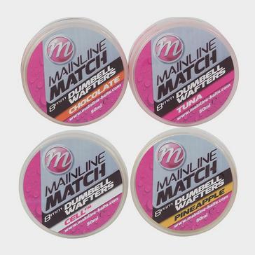Pink MAINLINE Match Dumbell Wafters in White Cell (6mm )
