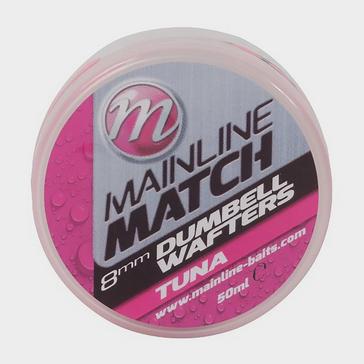Pink MAINLINE Mainline Match Dumbell Wafters 6mm Pink Tuna