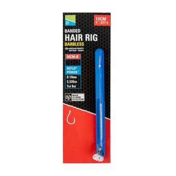 Silver PRESTON INNOVATION Preston Mcm-B Banded Hair Rigs 4In Size 12 Mcm-B