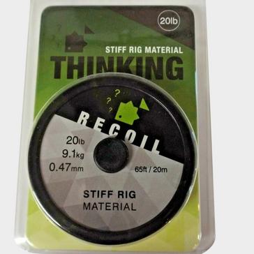 Black THINKING ANGLER Recoil Stiff Rig Material 20lb