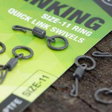 THINKING ANGLER PTFE Ring Quick Link Swivels Size 8