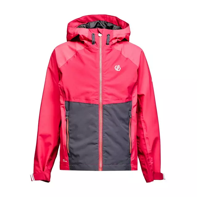 Dare2b Veste De Ski Enfant Traverse II - Imperméable, Respirante, Stretch Recyclé - Poche Forfait, Jupe Pare-Neige - Mixte